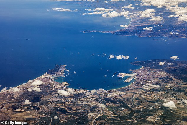 The Strait of Gibraltar and the Mediterranean Sea are waterways that carry one-fifth of the world's maritime trade