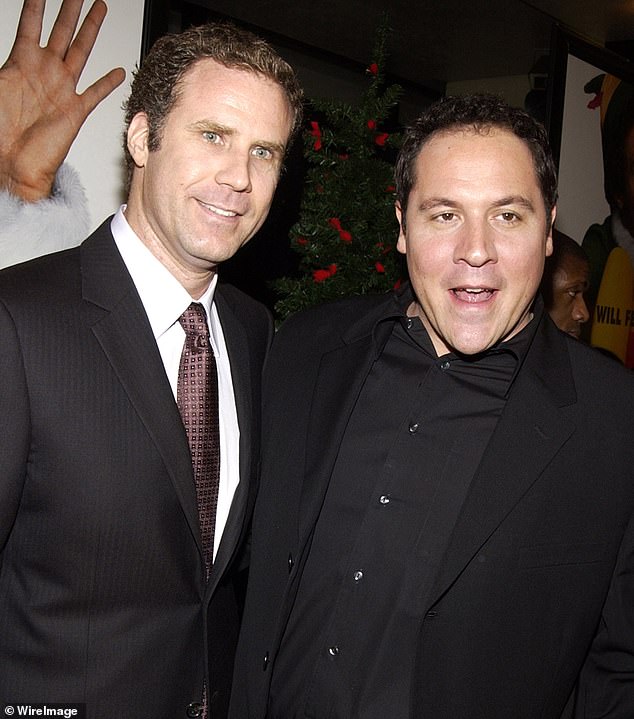 Will and director Jon Favreau at the film premiere of Elf in New York City in November 2003