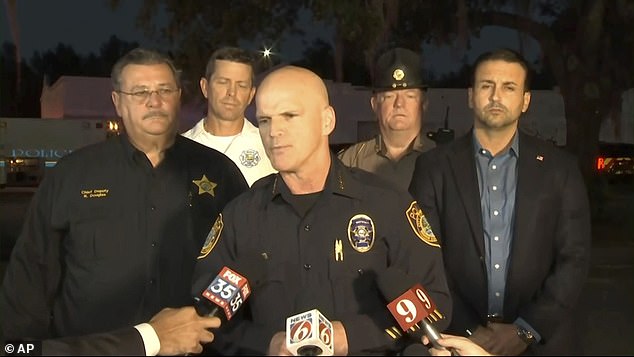 Ocala Police Chief Mike Balken speaks during a news conference after a fatal shooting