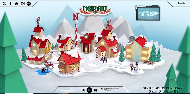 Their website states: 'Although the tradition of tracking Santa began purely by accident, NORAD continues to track Santa