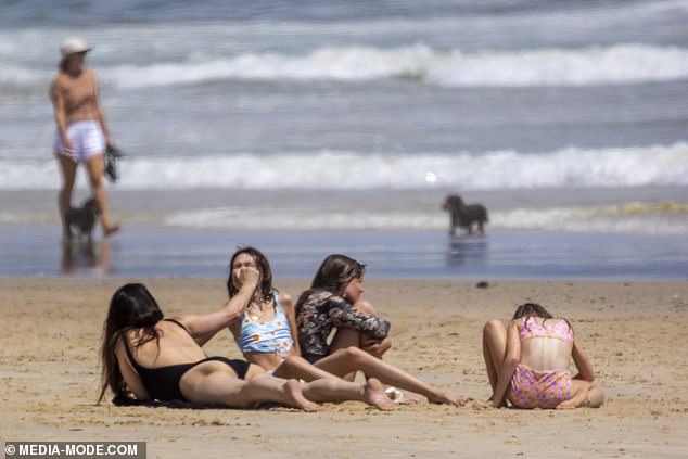 The couple are reportedly staying at Bennett's $2 million beachfront property on the Belongil Beach Peninsula, with his six children Phoenix, Hendrix, Xascha, Xanthe, Xahlia and Margaux.