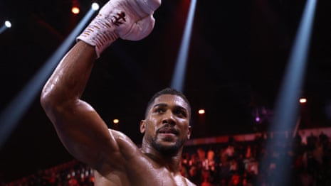 'I'll fight anyone': Anthony Joshua aims for world title after Wallin win - video