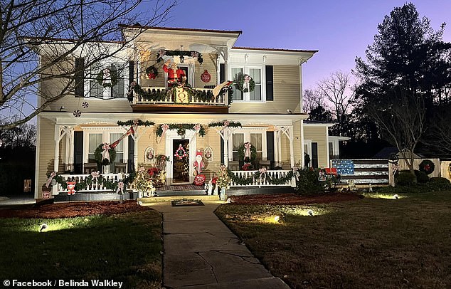 Social media is full of photos of Christmas Town's dazzling light displays