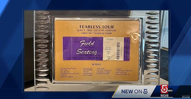 Swift had her first of 13 shows at Gillette Stadium in June 2010 as part of her 'Fearless' tour