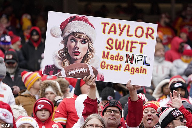 Fans eagerly awaited seeing Swift in the VIP suites as they watched Kelce on Christmas Day
