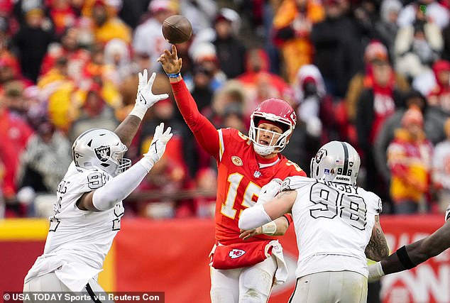 It was the second straight game with a turnover for the Chiefs' reigning MVP quarterback