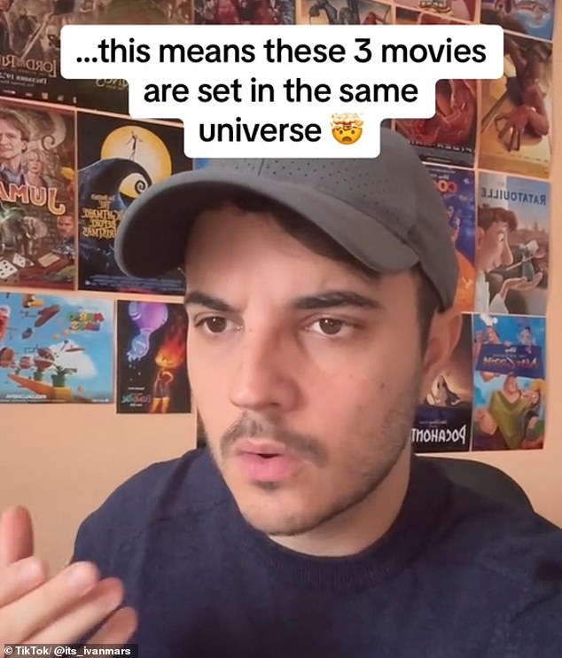 In the 40-second TikTok clip, which has been viewed more than 6.8 million times, Ivan points out that he was 