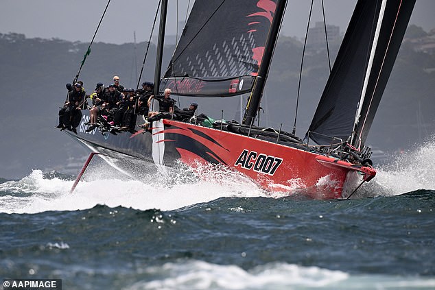 The field did not face high winds at the start of the race, but this is expected to change, with wild weather forecast as the field winds its way along the coast towards Bass Strait.