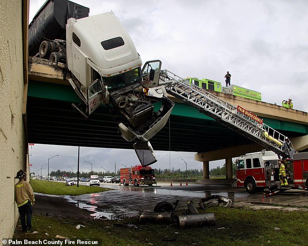 According to a statement from Palm Beach County Fire Rescue, the entire rescue operation took approximately 45 minutes