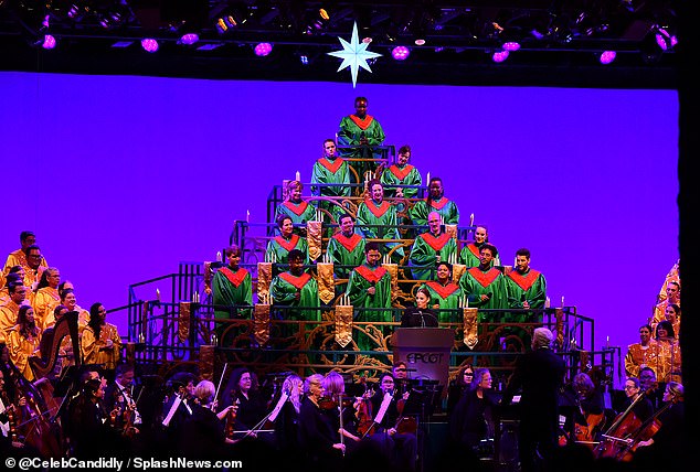 The Alma Award winner told the Christmas story as a choir in green and red robes, accompanied by a 50-piece orchestra, provided the music for the evenings of December 15 to 17.