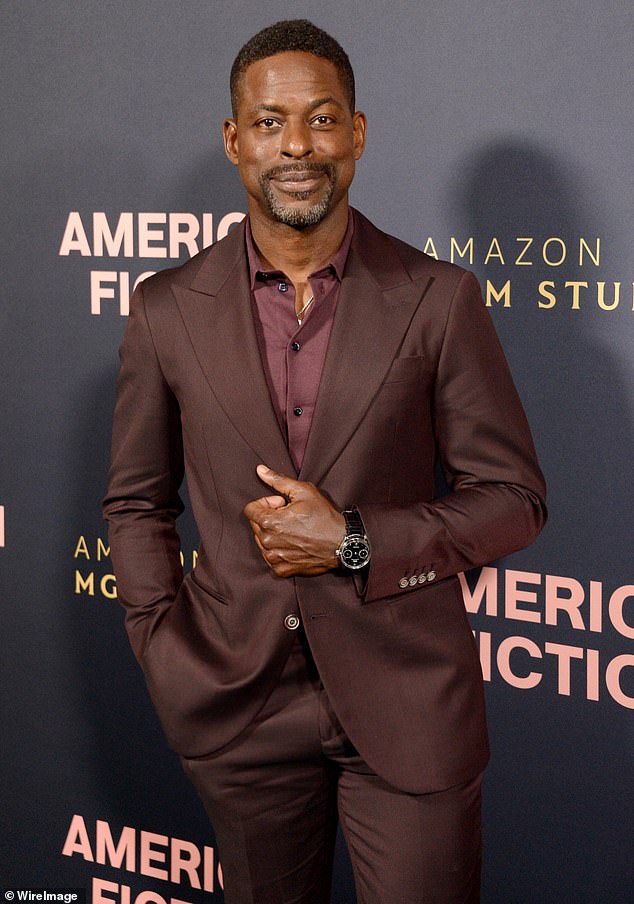 Sterling K Brown was one of the celebrities who narrated the ceremony.  He is currently starring in American Fiction.  The drama was named 'Best Film of the Year' by The Washington Post and received a 93 percent rating on Rotten Tomatoes (pictured in Beverly Hills on December 5)