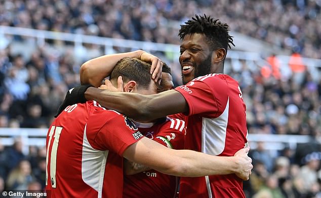 Forest, meanwhile, recorded their first win in seven games against Newcastle at St James' Park