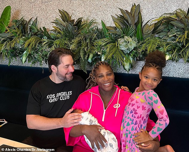 Williams retired from Tennis in 2022 and has since welcomed her second daughter