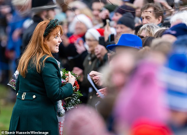 It was the first time in 32 years that Fergie had joined the royals for the walk, following the couple's high-profile divorce in 1996.