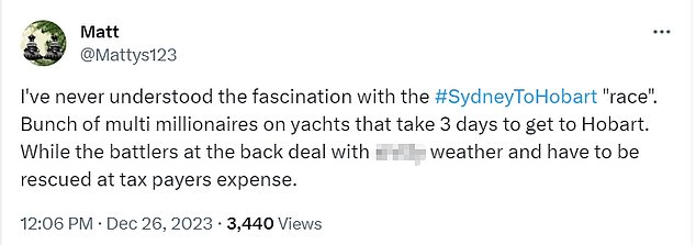 If the critics aren't slamming the event for being boring, they're slamming it for being nothing more than a plaything for the ultra-rich.