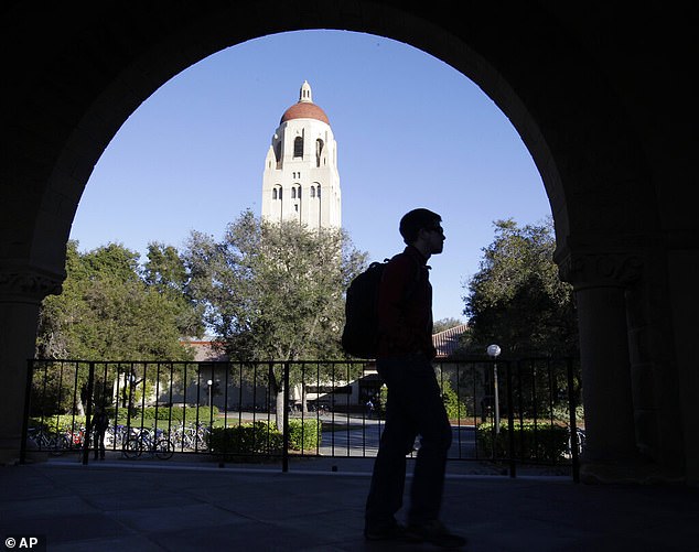 Gay attended Stanford (pictured) and then taught at the university before transferring to Harvard in 2006