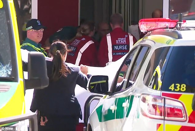 Emergency services attended the scene in Plympton, Adelaide on December 20