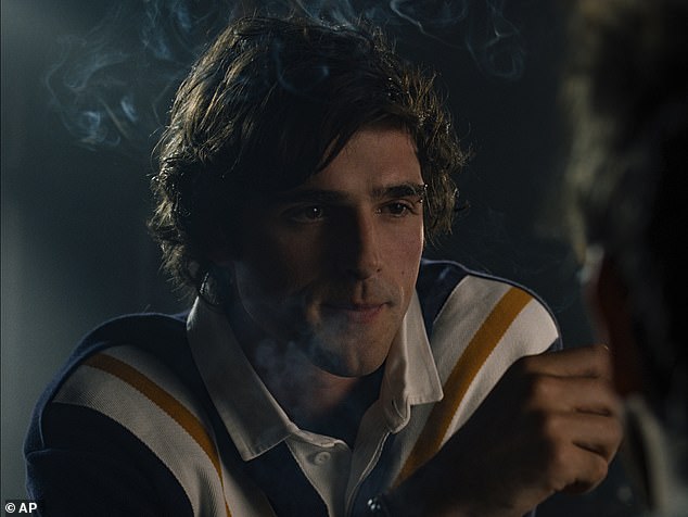 Following seemingly hapless Oxford student Oliver Quick and his new upper-class friend Felix (played by Jacob Elordi, pictured), Oliver soon develops a crush on his wealthy friend.