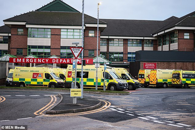 The worrying scenes at Royal Bolton Hospital come after Health Secretary Victoria Atkins called on bosses of hospitals with the longest delays for transferring patients from ambulances to A&E and told them to 'substantiate their ideas'