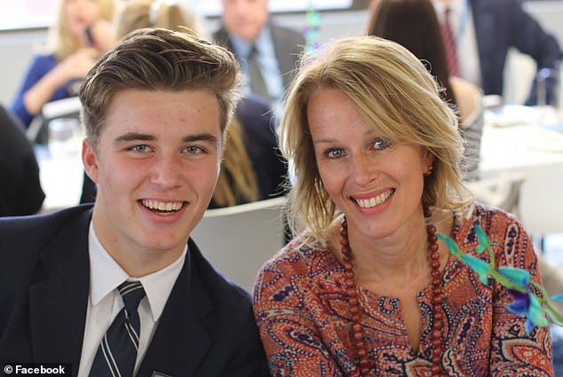 Paul Thijssen, 24, (left) had been given a hammer to install desks for the HSC students taking their exams - possibly in the gym where he later took the