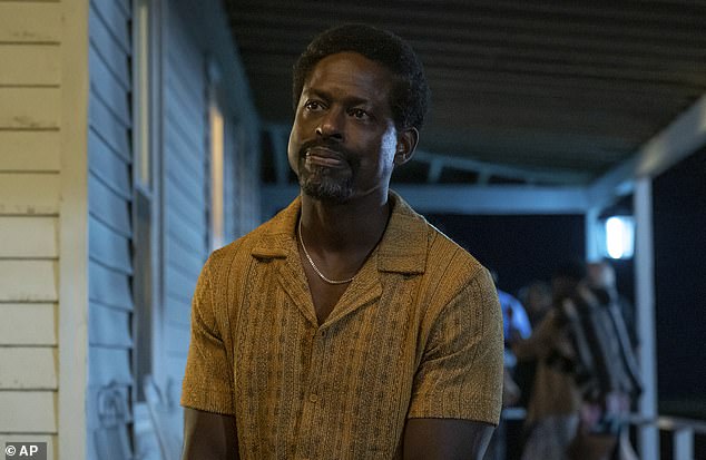 The film tries to keep white liberals, who have appointed themselves as arbiters of black art, in line.  Pictured: Sterling K. Brown as Monk's brother