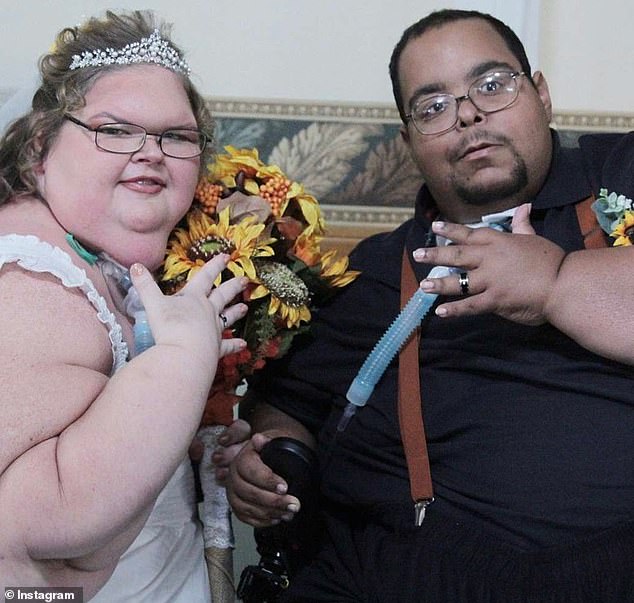 Tammy married Caleb in November 2022 at the rehabilitation center in Ohio where they met