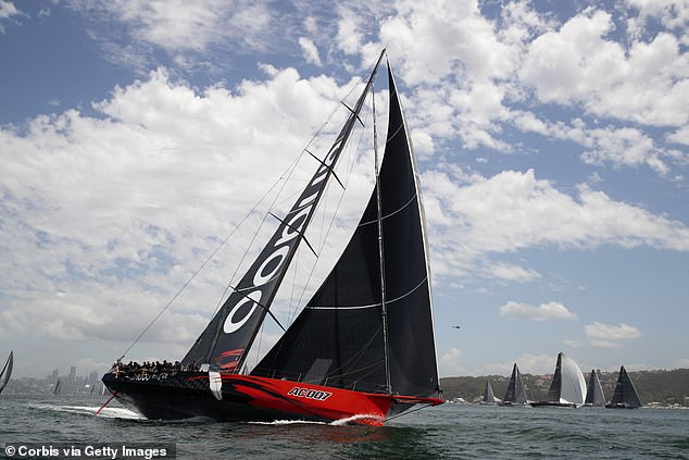 Comanche had led the race until it was passed on the Derwent River in one of the most exciting finishes in the history of the BlueWater classic