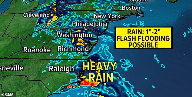 A powerful winter storm is barreling towards the east coast, bringing heavy rain and potential flooding ahead of New Year's Eve celebrations