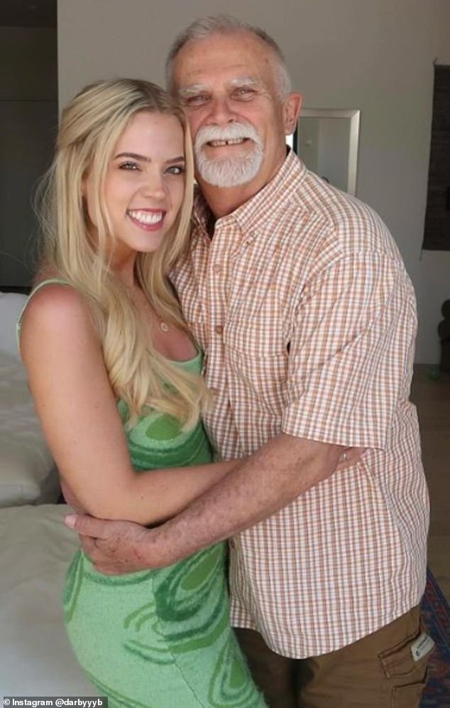 Lil Wayne's song Fireman played as a tribute to her Sam's career as a firefighter.  Towards the end of the dance, her father (pictured) joined in to AC/DC's song Thunderstruck