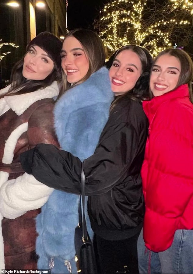 Kyle and Mauricio are parents to daughters Alexia, 27, Sophia, 23, and 15-year-old Portia.  Kyle also has daughter Farrah, 35, from her first marriage