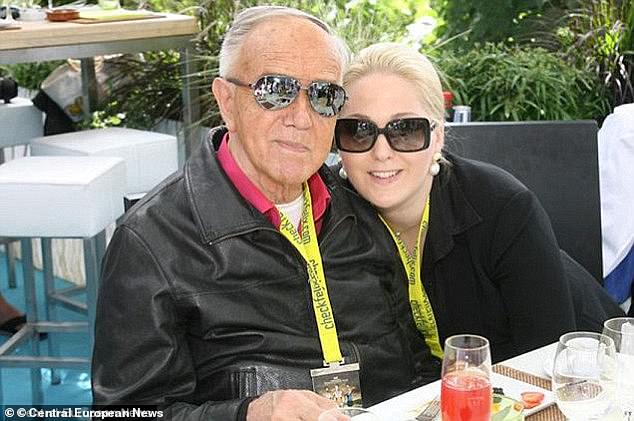 Gaston Glock and his wife Kathrin Tschikof.  Glock married Tschikof, who is 51 years his junior, in 2011