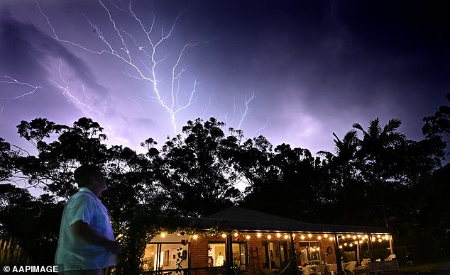 Ten people have died during horror storms in south-east Queensland (pictured)