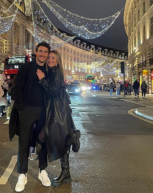 Milla also posted to Instagram some photos from the couple's Christmas outing