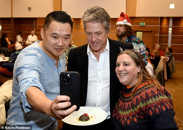 He was seen socializing with guests and fellow volunteers at the Novotel hotel in Hammersmith