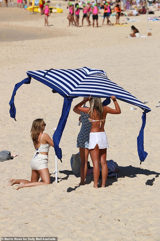 Harrison also mentioned some of the most notable trends at the beach this year, with beach shelters – such as Coolcabanas – remaining a 'must-have'