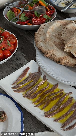 From anchovies to salads and pita bread