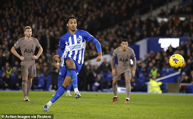 Joao Pedro scored twice from the penalty spot in a dominant performance by the home side