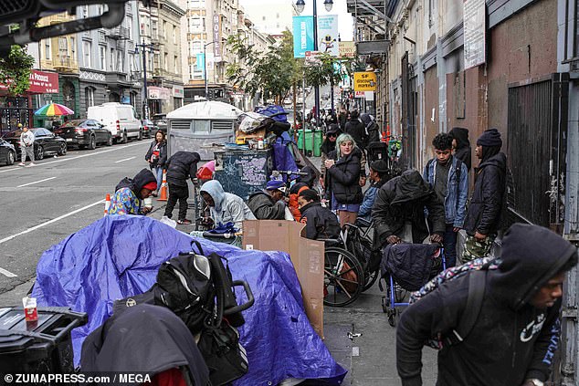 San Francisco is in the grip of a homelessness crisis that officials tried to cover up during last month's Asia-Pacific Economic Cooperation trade summit, but within days of the event's end, chaotic scenes were back on the streets