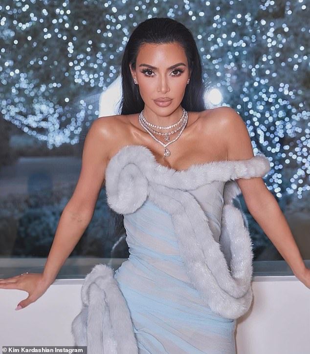 Kim was wowed by her family's highly anticipated annual Christmas Eve party