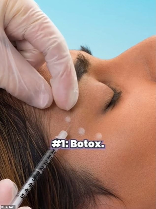 The first cosmetic procedure that Dr.  Turegano recommended in the video was Botox, which can be performed during a person's lunch break