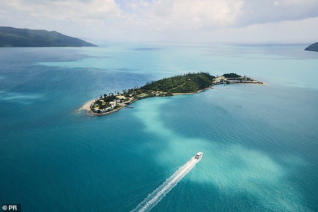 The couple shared a series of TikToks about their stay at the Daydream Island Resort & Living Reef in northern Queensland