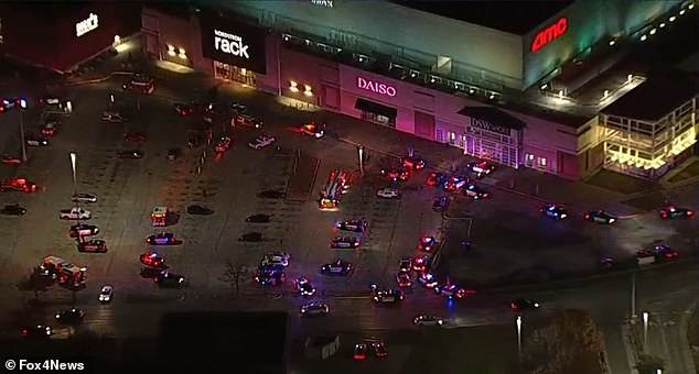 A significant police presence descended on the mall and hastily evacuated the building after shots were fired around 7:30 p.m.