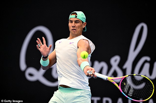 Nadal scored his first goal ahead of the Brisbane International, where he will warm up for another Australian Open singles title