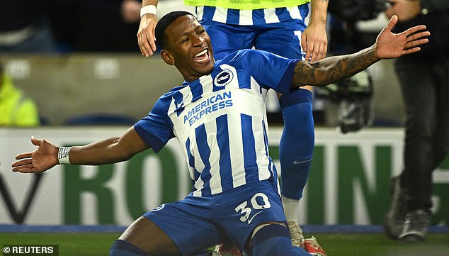 Pervis Estupinan scored a stunning goal as Brighton secured a 4-2 victory over Tottenham