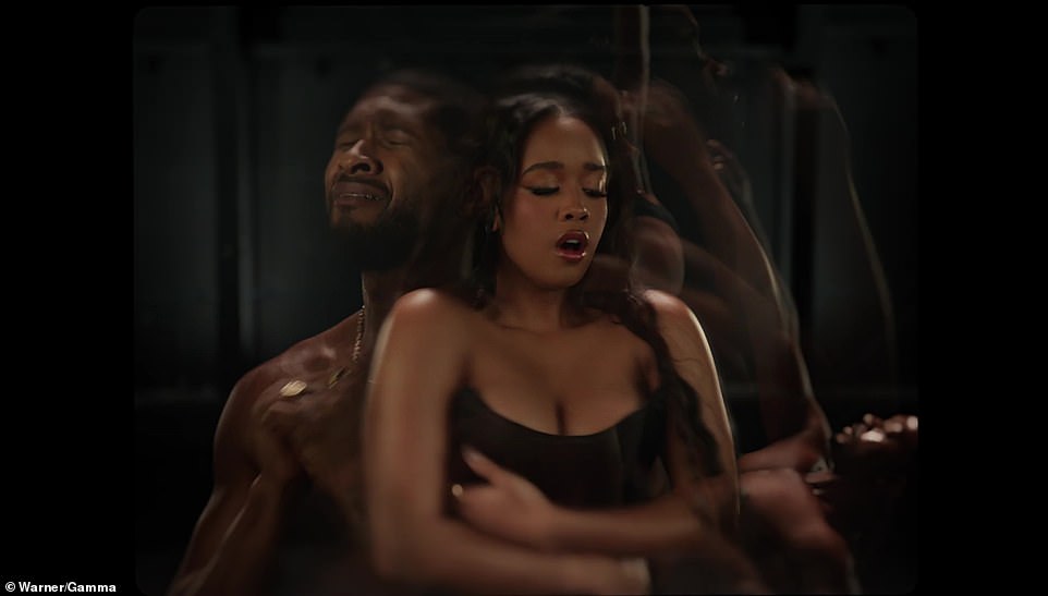 As the ballad and music video picked up the pace, there were double exposure effects to show the two R&B singers harmonizing and blending their voices.