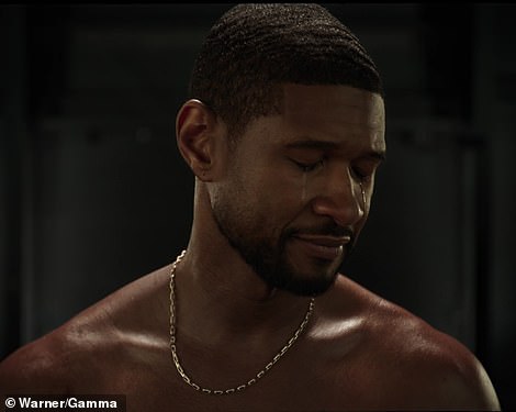 Tears also rolled down Usher's face at the end of the passionate production