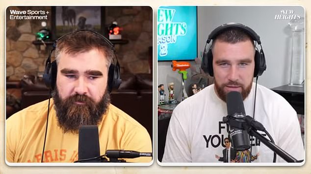 Kelce has previously hinted he would be bringing his New Heights podcast to the UK with brother Jason