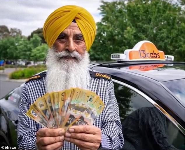 The honest taxi driver said it never occurred to him to keep the stock