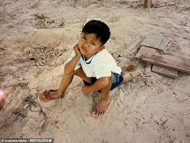 Cathy shared a series of images of her sibling as a child.  She also posted a link to a fundraising page she has set up, hoping to raise $20,000 to bring Ben's body to Thailand.