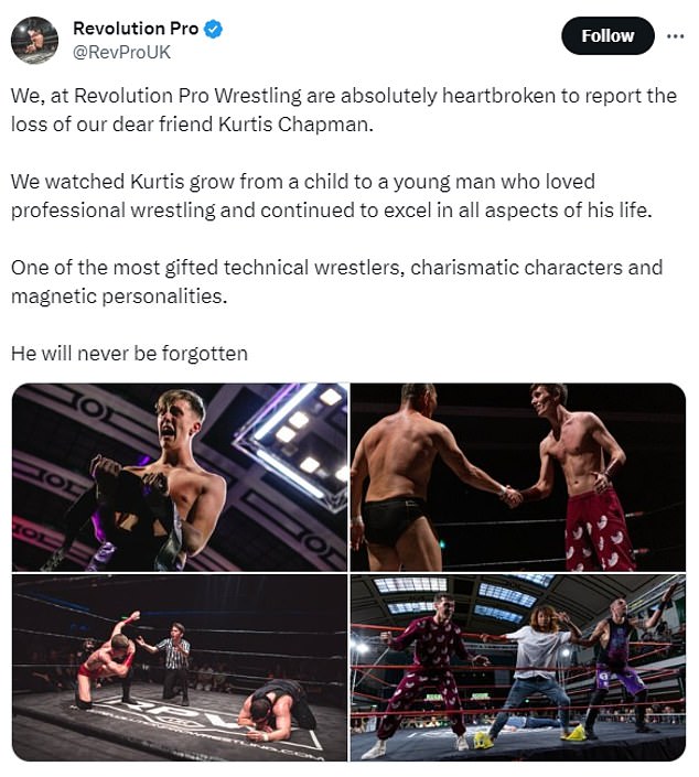 1703860407 670 British pro wrestler Kurtis Mad Kurt Chapman dies aged 26